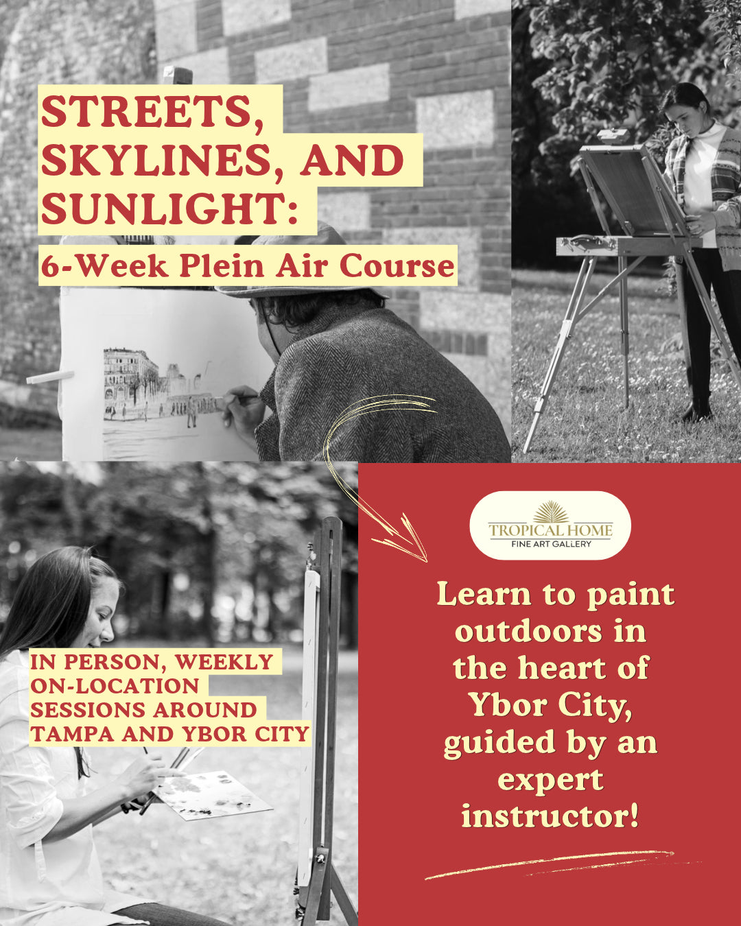 Streets, Skylines, and Sunlight: 6-Week Plein Air Course